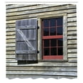 thumbnail image 3 of Ambesonne Country Shower Curtain, Village Cottage Shutter, 69"Wx84"L, Red Brown, 3 of 5