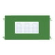 thumbnail image 3 of Reemplazo de pared lateral para carpa de dosel de 300 cm x 200 cm con ventana para sombra Verde, 3 of 9