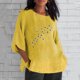 thumbnail image 3 of Camiseta de Manga Corta de la Mujer Casual Cuello Redondo Impresión Superior, Camiseta Ligera para Diario, Fiesta Y Todas las Estaciones, 3 of 4