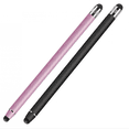 thumbnail image 1 of Pack de 2 bolígrafos para pantalla táctil, 2 en 1, lápiz capacitivo de goma, lápiz táctil universal para todos los teléfonos móviles/tabletas/teléfonos inteligentes, compatible con, 1 of 1