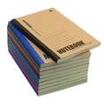 thumbnail image 2 of Weaklki Composition Notebook,A5 Composition Notebook,Journals College Ruled Kraft Notebooks with Rainbow Spines Small Lined Composition Book for Office Home,160 Pages/80 Sheets(Random Color,1 Pcs), 2 of 9