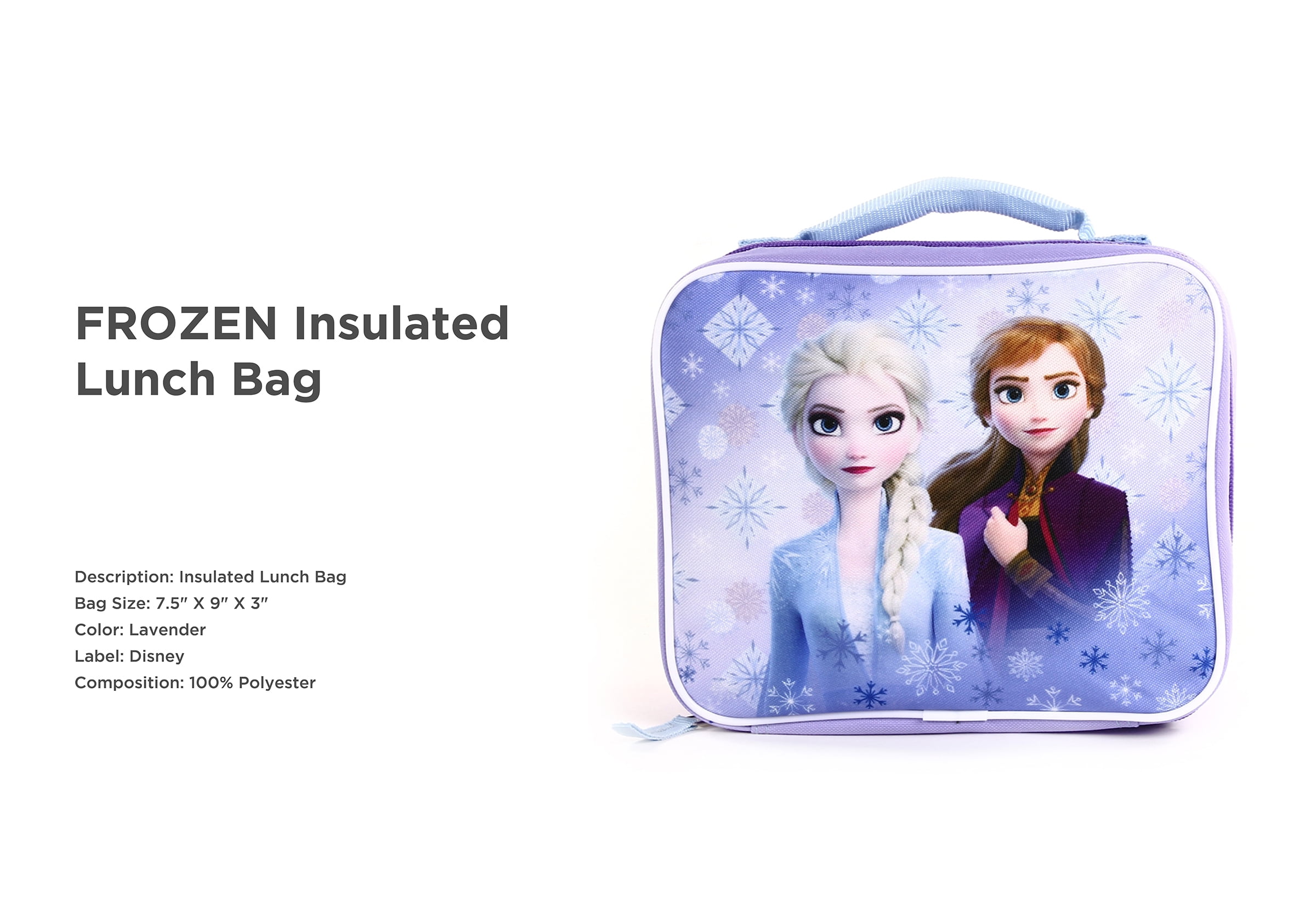 Disney Frozen 2 Lunch Box /& Bottle Set Kids Girl Water Drink School Nursery New