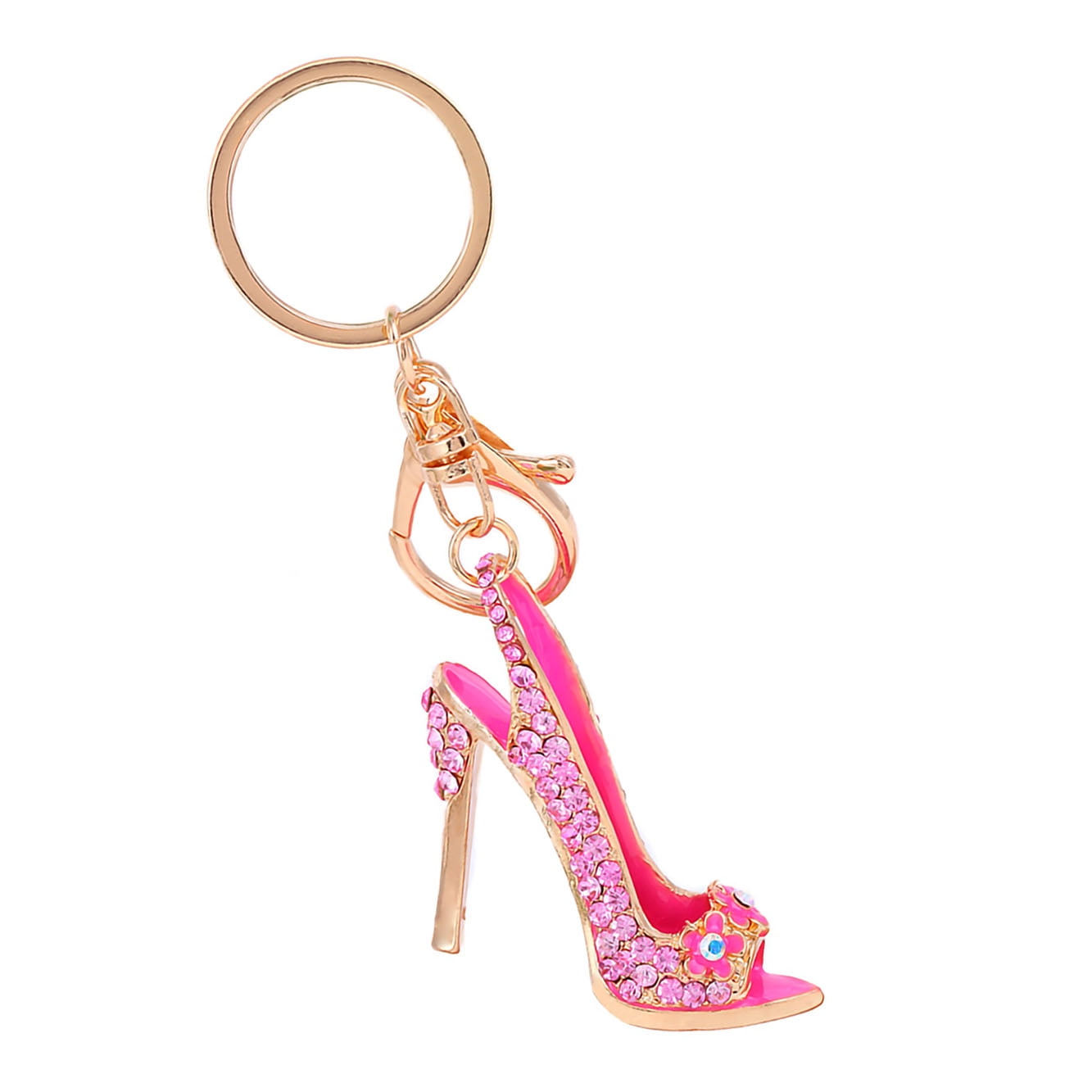 PinktownUSA Red Heel Keychain Clip