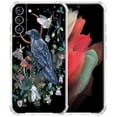 thumbnail image 1 of Night Crow and Moth Collage Case for Samsung Galaxy S23 Plus,Aesthetic Art Design Pattern Soft TPU Bumper Case Cover, 1 of 5