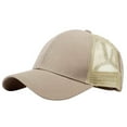 thumbnail image 2 of Lroveb Baseball Caps for Women Outdoor Unisex Mesh Cap Open Back Solid Color Sun Hat Visor Hat, 2 of 2
