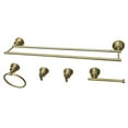 thumbnail image 1 of Concord 5 Piece Bathroom Accessory Set - Satin Brass, 1 of 1