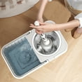 thumbnail image 3 of WSBArt Hands-Free Washing, Household Washing And Drying Set, Mopping Tool, Rotating Mop, Automatic Dehydration, Drying, Dual Drive, Dehydration Bucket, One Mop Cloth, One Mop Head, 3 of 9