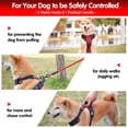 thumbnail image 3 of Combinación de arnés y correa para perros PoyPet, a prueba de fugas, sin tirones, rojo, 3 of 8