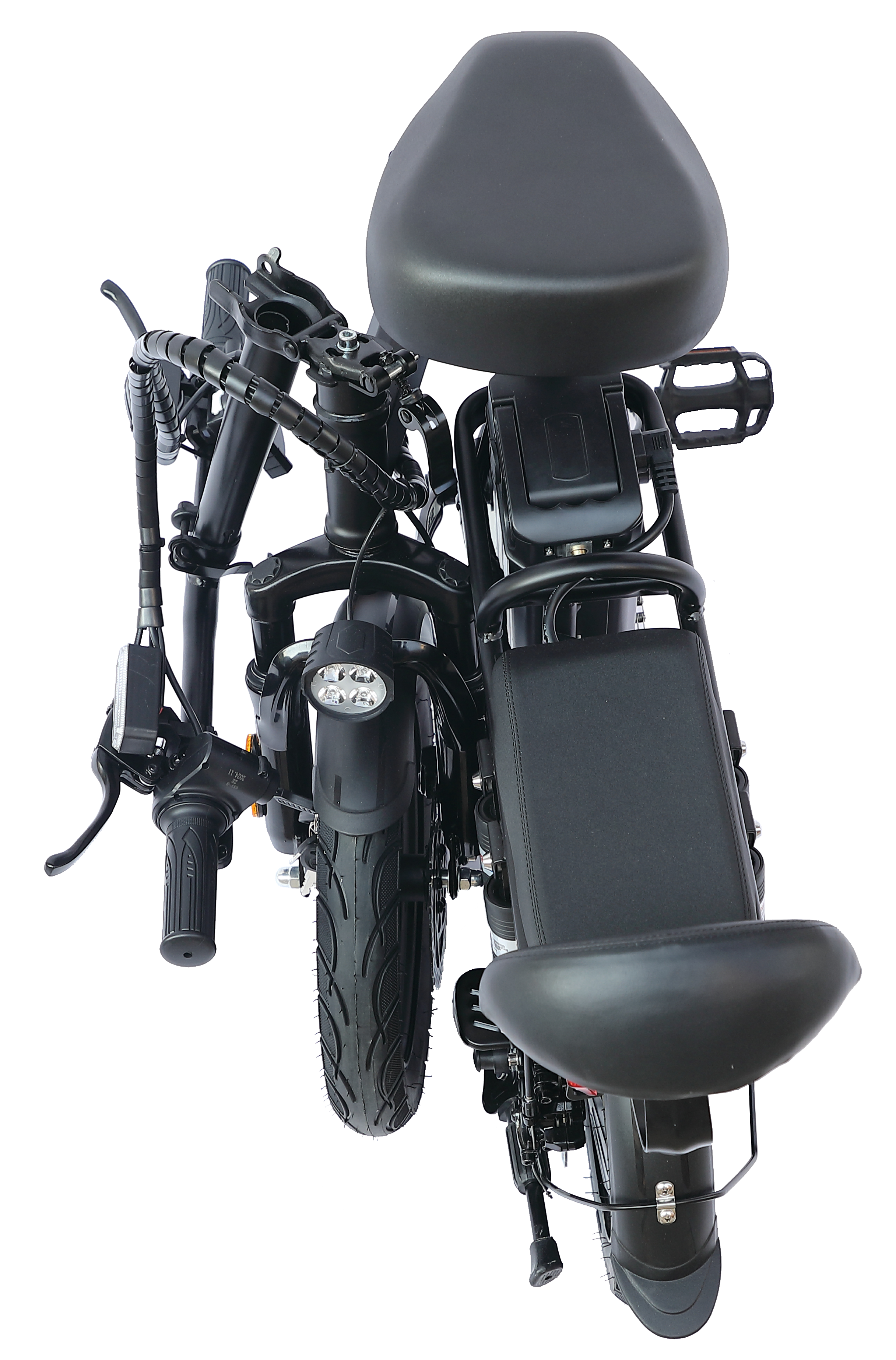 A01  48V/16Ah Electric Bicycle Folding Electric Bike for Adults,14" Ebike Urban City with 10 Shock Absorptions, Cheap Affordable Electric bicycle