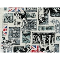 Dog - Dog Cotton Fabric - Westex - Japanese Sheeting Fabric - 50200-A 1/2 YARD