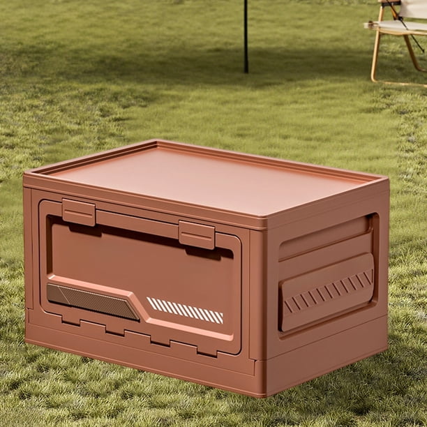 Decoración del hogar, decoración de la habitación, decoración de la pared Caja de almacenamiento para acampar al aire libre Caja plegable para acampar con puerta lateral Caja de almacenamiento para el