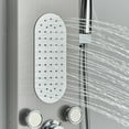 thumbnail image 2 of Senlesen LED Shower Panel Bath Tower System Rainfall Head Massage Body Jets Stainless steel, 2 of 7