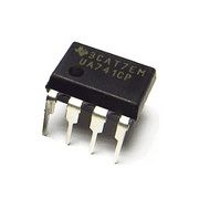 Texas Instruments UA741CP UA741 Operational Amplifier OpAmp DIP-8 IC (Pack of 5)