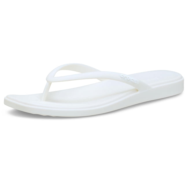 Chanclas Crocs Miami Chalk para mujer, talla 7