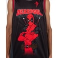 thumbnail image 3 of Marvel Deadpool Basketball Jersey Men's Dead Baller Athletic Gym Tank Top, 3 of 5