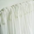 thumbnail image 5 of AK TRADING CO. 120" Wide (10Ft Wide) Sheer Voile Drape Panels for Backdrop, Wedding Events, Ceiling Drapes, Event Masking, Decor - Select from 6ft to 50ft Length. (10 feet x 10 feet, Ivory), 5 of 6