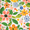 Retro Pink Floral, variant on Yayeee 100% Cotton Hand Towels for Bathroom 16" x 28" Soft Absorbent Kitchen Towel, Retro Orange Floral