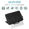 thumbnail image 3 of Uxcell 15.6Inch Laptop Shoulder Bag Water-Resistant Laptop Messenger Bag Carry Case Notebook Computer Laptop Bag for Women Men, 3 of 7