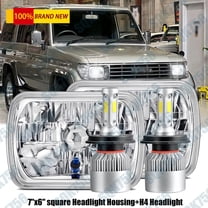 Pair 5X7" 7X6 LED Headlights Hi/Lo DRL For Toyota Tacoma 1995 1996 1997 & Pi S  