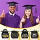 thumbnail image 2 of Caja de dulces de graduación | Forma de sombrero doctoral con borla | Caja de regalo plegable de bricolaje para pequeños accesorios o dulces | Favor de la fiesta de graduación | Paquete de 50, 2 of 7