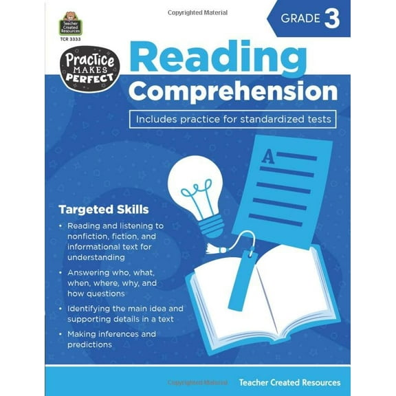 Pre-Owned Reading Comprehension Grade 3 (Paperback) 0743933338 9780743933339