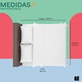 thumbnail image 4 of MUBSON Cubre Colchon Matrimonial con Tela 100% Impermeable y Anti Ácaros de Bamboo., 4 of 5