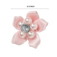 thumbnail image 2 of Offray Accessories, Lt Pink 3/4 inch Value Pack 5 Petal Gem Flower Accessory for Wedding, Hair Clips, and Scrapbooking, 10 count, 1 Package, 2 of 6