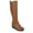 Toffee Brown Smooth Wide Calf, variant on SOUL Naturalizer Womens Adrian Knee High Wedge Boots - Medium & Wide Width