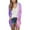 Purple, variant on Women's Cardigan, Casual Gradient Pattern Printed Pocket Long Sleeved Top Cardigan Hooded Sweatshirt Winter Coat for Women