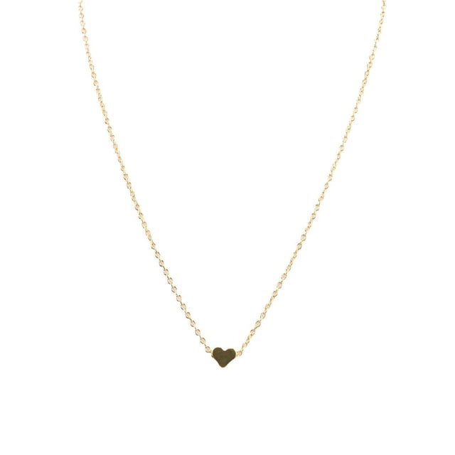 Collar colgante de corazón Zulema Mini Gargantilla Oro
