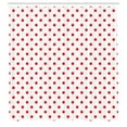 thumbnail image 2 of Ambesonne Polka Dot Shower Curtain, Rounds Retro Design Art, 69"Wx70"L, Scarlet White, 2 of 4