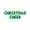 Green, variant on Letter Balloons - CHRISTMAS CHEER 16" Inch Alphabet Letters Foil Mylar Balloon Christmas Party Banner (Black)