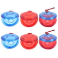 thumbnail image 4 of CIMAXIC Birthday 6 Pcs Castanets Plastic Finger Castanets Handheld Percussion Musical Instrument Ringboards Orff Castanet Round Dance Board For Kids Educational Xmas Birthday, 4 of 4