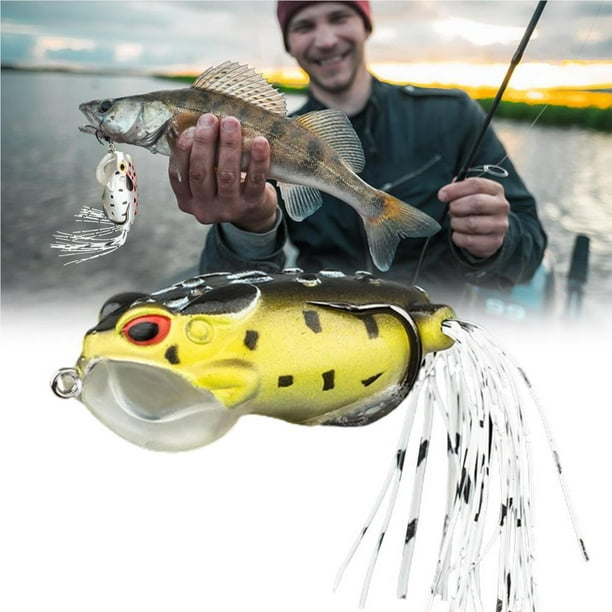 High Buoyancy Frog Lure Silicone Fishing Bionic Bait Realistic Lure Design  Fishing Lure