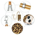 thumbnail image 5 of for iPhone 14 Crossbody Strap Phone Case, Anti-Fall Pattern Clear Design Transparent Soft & Flexible TPU Drop and Shockproof Protective Cover with Adjustable Nylon Neck Strap, Leopard, 5 of 7