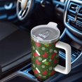 thumbnail image 6 of Christmas 40oz Tumbler– Stainless Steel Insulated Tumbler with Handle and Straw, Large Capacity Travel Cup for Hot & Cold Drinks, 6 of 7