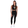 thumbnail image 5 of Sesame Street Cookies are my Valentine Women's Sleeveless Crop Top Tank, Black, X-Large, 5 of 6