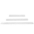 thumbnail image 6 of Masteelf 6pcs Aluminum Ruler Set Metal Ruler Set Woodworking Measuring Ruler Drafting Tools Architect Ruler For Students Engineers, 6 of 8