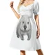 thumbnail image 4 of Vestido de manga corta Wombat Australia, vestidos de novia para fiestas, vestidos largos, 4 of 8