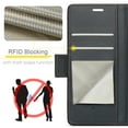thumbnail image 6 of CaseMe Leather For Samsung Galaxy A56 5G Wallet Case with RFID Blocking, For Samsung Galaxy A56 5G Case Wallet for Women Men Card Holder Magnetic Clasp Kickstand Folio Case,Black,For Galaxy A56(5G), 6 of 11