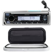 Kenwood KMR-M325BT Marine Bluetooth Digital Media Receiver w/USB+Splash Guard