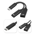 thumbnail image 2 of Adaptador USB C a OTG Unique Bargains 60W PD Rápida Carga Cable 2 en 1 Negro, 2 of 4