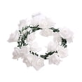 thumbnail image 1 of Guirnalda de luces con forma de rosa y flores, color blanco cálido, funciona con pilas, romántica lámpara de hadas para San Valentín, bodas, habitaciones, jardines, Navidad, patios y decoración de, 1 of 5