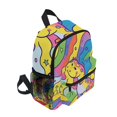 thumbnail image 2 of FORMRS School Backpack with Front Zippered Pocket 12" Elementary Student Travel Daypack, Vibrant Dinosaur, 2 of 6