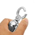 thumbnail image 4 of Unique Bargains 1.3' Stanchion Rope End Stopper Cord End Caps Barrier Rope End Cap Snap Hooks for Crowd Control, Silver, 4 of 6