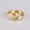 Gold, variant on Womens Cuddle Hug Ring Titanium Steel 18K Gold Plated Fashion Statement Jewelry Gift Durable High Quality Soon