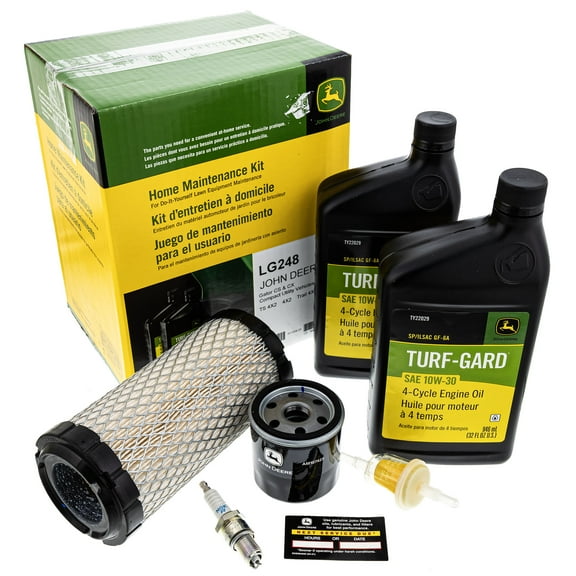 John Deere LG248 Home Maintenance Kit CS CX TS Gator XUV Kawasaki Engines