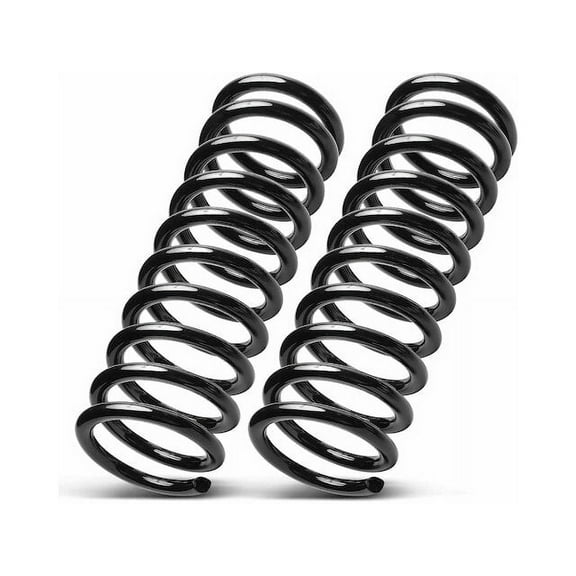 Front Coil Spring Set 2 - Compatible with 1972 Chevy Nova Base 5.7L V8 Naturally Aspirated