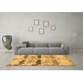 thumbnail image 3 of Ahgly Company Indoor Rectangle Abstract Brown Modern Area Rugs, 7' x 10', 3 of 4