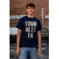 thumbnail image 4 of Your Next Ex Dating Flirty Attitude Men's Big & Tall Crewneck Graphic Tee Brisco Brands 2X, 4 of 5